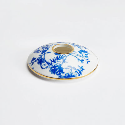 Maison Splendid fine bone china lid for diffuser in blue and white chinoiserie print