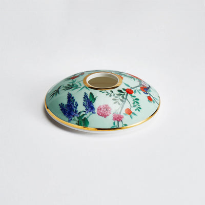 Maison Splendid aqua chinoiserie fine bone china lid for diffuser