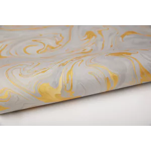 Maison Splendid marble wrapping paper in free spirit ash