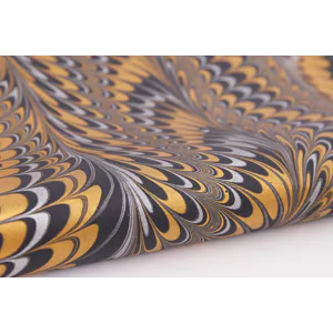 Maison Splendid wrapping paper peacock black